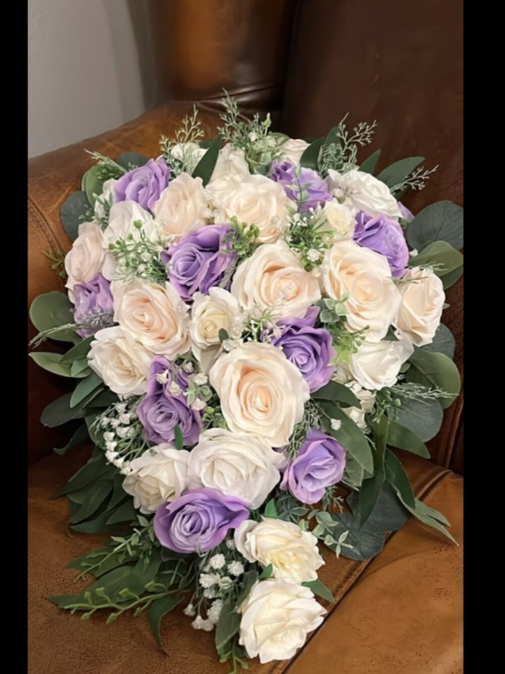 Gorgeous Bridal Bouquet and 2 Boutonnieres